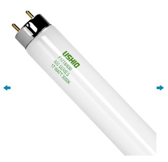 Ushio 3000231 - F17T8/830 - T8 Tube 17 Watt - 3000 Kelvin - 1400 Lumens